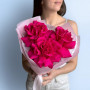 Букет из 3 розовых французских роз