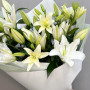 7 белых лилий «Мечта» фото 4